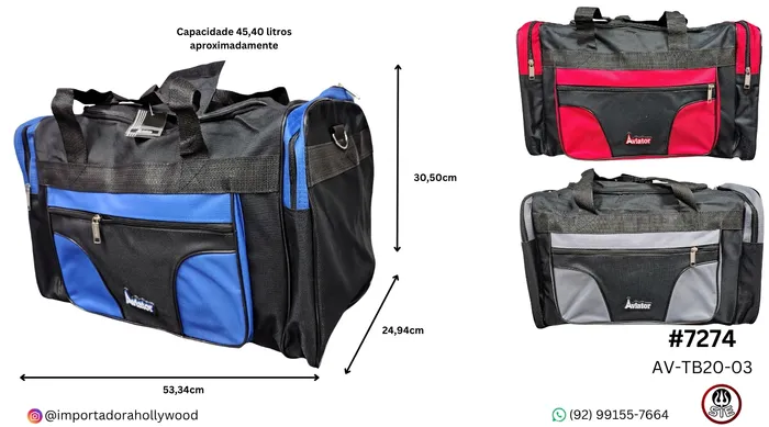 BOLSA DE VIAGEM 21" AVIATOR TR-TB20-03