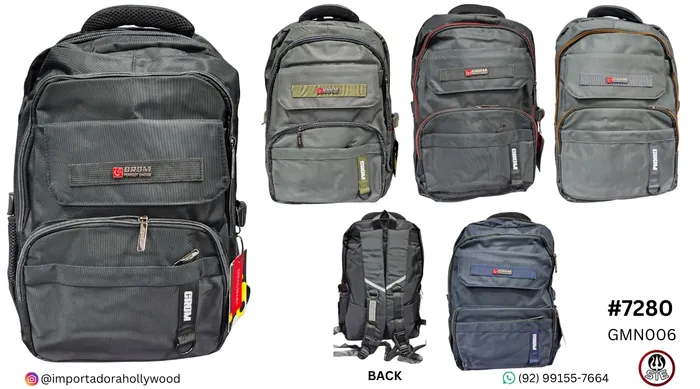 MOCHILA CROM 20 GMN006 A=42CM* L=33CM* C=18CM